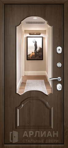 Фото №2 «Утепленная квартирная дверь с отделкой зеркалом внутри №2»