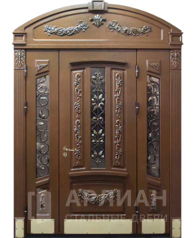 Фото «Стальная уличная дверь премиум класса с терморазрывом №48»